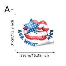 1/3pcsIndependence Day Themed Window Decals, Celebrating Freedom And Patriotic Decorations, Reusable With Electrostatic Adsorption, Suitable For Shops, Restaurants, And Home Decor. - Independent Window Decals - View 13