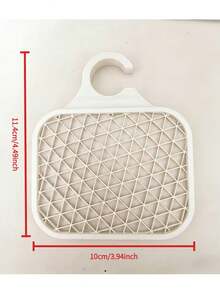 1 pieza Rejilla multifuncional de plástico para el fregadero, se ajusta a grifos de 28 mm de diámetro. Puede sostener esponjas, cepillos de platos y paños. Fácil de limpiar, un accesorio de cocina práctico. - Multicolor - Ver 5