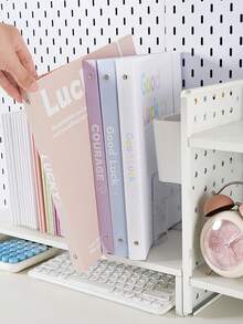 1/4pcs A4 Thick Transparent File Folders, Office/School Document Storage Bags - A4 - View 11