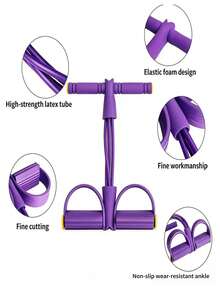 Bandas de resistencia para entrenamiento en casa - Cuerda elástica de tracción, adecuada para ejercicio en casa, amantes del yoga, mejora de la flexibilidad, mantenimiento de la figura perfecta, bandas de resistencia - Multicolor - Ver 11