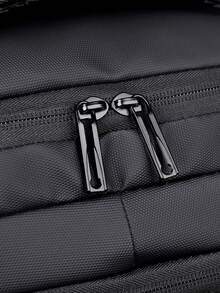 Mochila de viaje, bolsa de equipaje para viajes de negocios para hombres, mochila de viaje de gran capacidad de unicolor casual, mochila para computadora de uso diario, Y2k - Multicolor - Ver 8