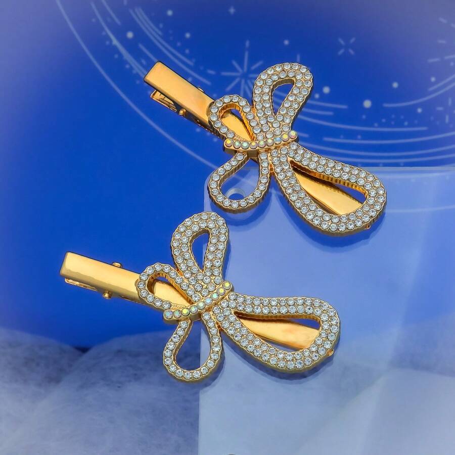 2026 New Butterfly Rhinestone Hair Clip, Minimalist Elegant Hair Accessory For Women,Summer,Holiday,Travel, Head Accessories, Claw Clips