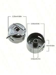 1pc Carbon Steel Sewing Machine Bobbin SBBXValentine's Day Gift For Her - Silver - View 7