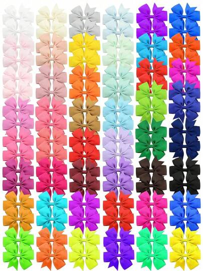 20 piezas Clips de pelo con lazo de colores aleatorios, clips de pelo con lazo de mariposa, clips de pelo con lazo de flor de burbuja, accesorios de pelo con lazo acanalado, adecuados para uso diario y vacacional de mujeres, clips de pelo de pato, fáciles de usar, regalos para fiestas de vacaciones y cumpleaños para mujeres
