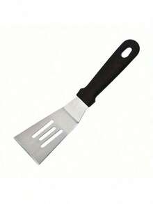 1 chiếc dụng cụ nhà bếp bằng thép không gỉ: Đa chức năng chiên, nướng và xẻng, thích hợp để chiên trứng, bít tết, bánh kếp - Dụng cụ nấu ăn - màu đen - Xem 4