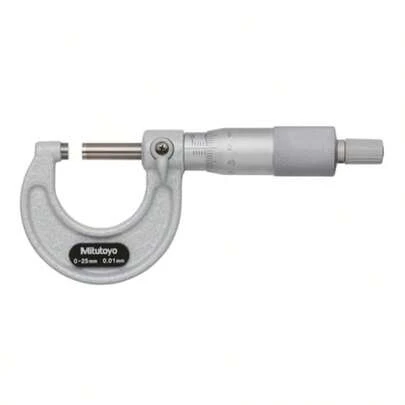 103-137 Ouide Micrometer Ed-Enamel Finis Ratcet Stop 0-25mm Range 0.01mm Uation +/-0.002mm Accuracy