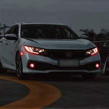 3 Pair L Smoke Tint Fog Lig Eadlig Side Marker Lig Film  Onda Cic 2016-2021 Fender Turn Signal Lig Stickers Self Adesive Decals Car L Smoke Stickers Ration Red - Red - 查看 5