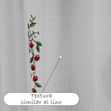 Kitchen Window Curtains - Quả anh đào - Xem 4