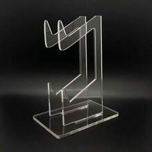 Game Controller Display Stand, Wireless Desktop Headphone Hanger Rack, Storage & Display Holder - Black - View 7