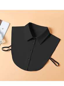 1pc Luxury Faux Collar, Versatile Undershirt Detachable Collar, Women Sweatshirt Sweatshirt Decoration, Suitable For Spring And Autumn - Multicolor - View 4