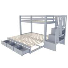 Kids Bed Frames, Headboards & Footboards - Gray + Wood + Synthetic Wood - View 10