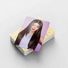 124pcs KATSEYE Girl Group LOMO Mini Cards, Including 60pcs Photo Cards And 64pcs Mini Stickers, High Definition Printing On Both Sides, Ideal For Collectors And Great Gift For Friends - 92KATSEYE - View 5