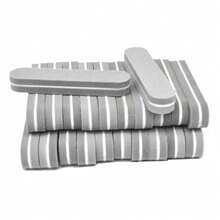 Bộ 20 khối mài mini, thích hợp cho chăm sóc chân, bảo dưỡng móng, mài và đánh bóng móng nghệ thuật, dụng cụ chăm sóc móng và chân. - Xám - Xem 1