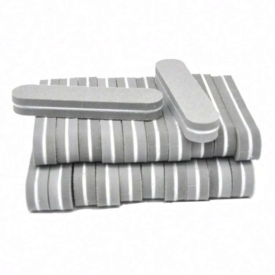 Bộ 20 khối mài mini, thích hợp cho chăm sóc chân, bảo dưỡng móng, mài và đánh bóng móng nghệ thuật, dụng cụ chăm sóc móng và chân. - Xám - Xem 1