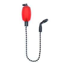 Pesca de carpa Swinger, bobinas de caña de pescar, cadena de acero, indicador de alarma de picadura de pescado para carpa, accesorios de pesca gruesa, aparejos - Rojo - Ver 2