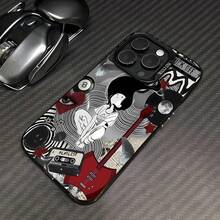 Marceline, collage gótico, blanco, negro y rojo.funda de teléfono Fundas compatibles con Samsung,Apple,VIVO,OPPO,Motorola,Google,Xiaomi y Honor.Fabricadas en silicona TPU,ofrecen protección contra golpes y caídas. - Negro - Ver 3