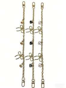 Phụ kiện túi xách thời trang đa năng mới với họa tiết quả anh đào và nơ. - Nhiều màu - Xem 4