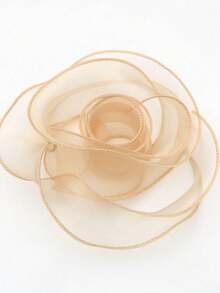 1pc Fish Tail Organza Ribbon Wave Bow Tulle Ribbon Satin Ribbon Colorful Ribbon For Cake Decoration, Bouquet Decoration, Fresh Flower Packaging - A - View 10