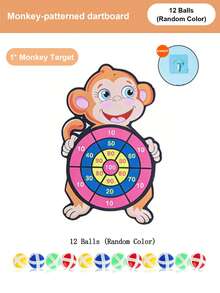 大型双面儿童飞镖靶,配有粘性球和飞镖,是一款趣味十足的派对游戏玩具!内含8个粘性球,适合儿童玩球类游戏,室内/室外/花园/桌面游戏皆宜,也是各种趣味派对的理想之选。是送给3-12岁男孩女孩的完美生日礼物,也非常适合圣诞节和万圣节! - 彩色 - 查看 15