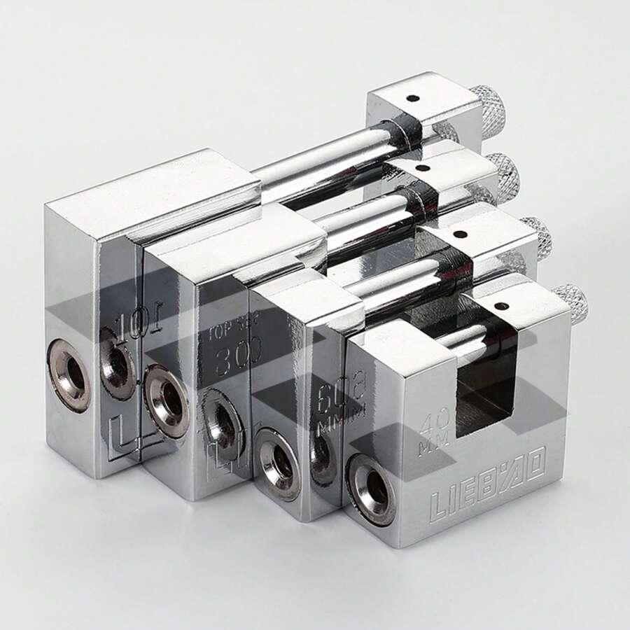 1个丹祥不锈钢梁式门锁，抛光表面，防盗防切割通用锁体，无需电源或电池，提供安全可靠的锁定解决方案 - 60毫米 - 查看 1