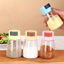 4件套厨房调味罐套装，包括盐罐、糖罐、香料罐和月桂叶罐。 - 彩色 - 查看 9