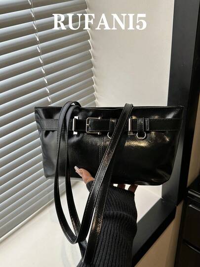 Túi xách thời trang mới, màu trơn, tiện dụng, chất liệu cao cấp, trang nhã với khóa cài thắt lưng, phù hợp cho nữ đi làm, đựng ví, mua sắm, dành cho phụ nữ trẻ, sinh viên, người mới vào nghề và nhân viên văn phòng. Rất thích hợp cho văn phòng, trường đại học, công việc, kinh doanh, đi làm, hoạt động ngoài trời, du lịch và dã ngoại.