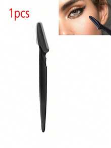 16 piezas/8 piezas/1 pieza Juego de recortador de cejas, herramienta exfoliante para la piel, afeitadora facial, afeitadora de precisión, herramienta de exfoliación suave, fácil moldeado de cejas, recortador de cejas, kit de eliminación del vello facial - Negro - Ver 12