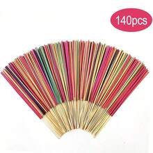 30/100 支/包香棒 - 桉树、薰衣草、檀香、茉莉、鼠尾草、玫瑰、牛奶、龙血 - 天然木竹棒，适用于芳香疗法、瑜伽、冥想、家庭和办公室香薰 - 彩色 - 查看 25