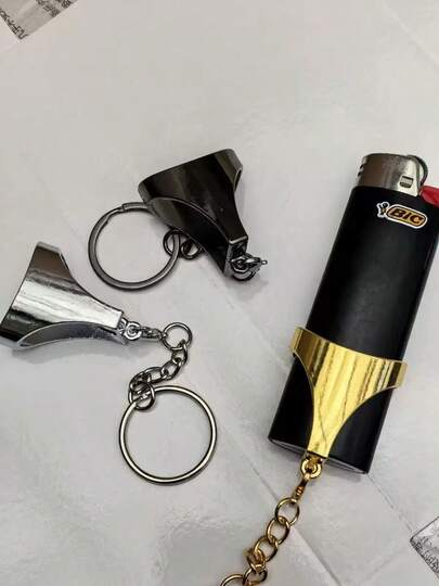 1pc Underwear Shaped Lighter Case, Keychain Smoking Accessory Fit For BIC J6 Full Size Lighter - Fashionable & Durable Lighter Cover