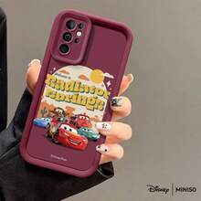 MINISO Disney Racing "Radiator Springs" TPU Phone Case, Compatible With Samsung S26 Ultra/S26 Edge/S26 Plus/S26/S25 Ultra/S25 Plus/S25/S25FE/S25Edge/S24Ultra/S24Plus/S24/S24FE/S23FE/S23Ultra/S23Plus/S23/S22Ultra/S22Plus/S22/S21Ultra/S21Plus/S21/A15/A16/A17/A23/A24/A25/A26/A33/A34/A35/A36/A52/A53/A54/A55/A56/A71/A72/A73, Christmas Gift For Girlfriend - Black - View 3