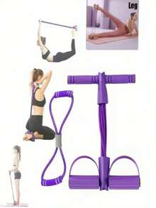 Bandas de resistencia para entrenamiento en casa - Cuerda elástica de tracción, adecuada para ejercicio en casa, amantes del yoga, mejora de la flexibilidad, mantenimiento de la figura perfecta, bandas de resistencia - Multicolor - Ver 12
