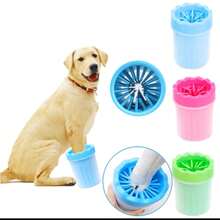 Pet Paw Washing Cup, 700ml Capacity With Soft Hair Removal Brush, Ideal For All Types Of Pets. - 玫紅色 - 查看 7