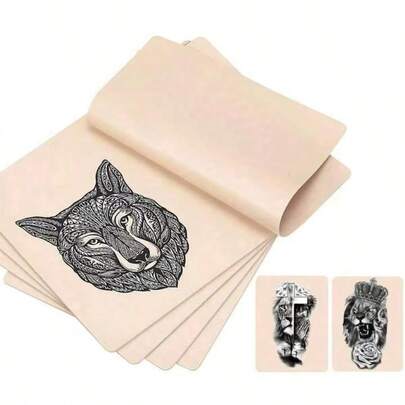20片空白纹身练习皮，双面微针纹身练习皮，适用于纹身、眉毛、唇部纹身套装，适合初学者和经验丰富的纹身师。