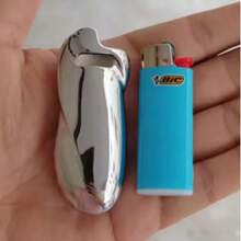 1pc Compact Portable Lighter Case, High-Quality Metal Lighter Shell Slider Armor Protective Cover/Sleeve Holder, Suitable For BIC Mini Lighter J5 (Lighter Not Included), Snap Closure, Compact & Lightweight, Anti-Slip Design, Thick & Shockproof, Suitable For Lighters And Matches, Comfortable Grip, Exquisite & Compact, Scratch-Resistant, Perfect Gift For Smokers - Multicolor - View 3