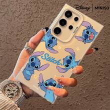 Ốp lưng điện thoại MINISO Disney Stitch đa tư thế có gương, hình chữ "Stitch" dễ thương, tương thích với Samsung S26 Ultra/S26 Edge/S26 Plus/S26/S25 Ultra/S25 Plus/S25/S25FE/S25Edge/S24Ultra/S24Plus/S24/S24FE/S23FE/S23Ultra/S23Plus/S23/S22Ultra/S22Plus/S22/A15/A16/A17/A35/A36/A54/A55/A56/ Quà tặng Giáng sinh cho bạn gái - màu đen - Xem 4