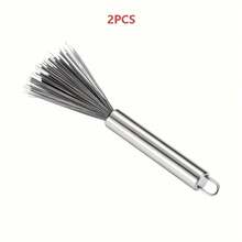 多功能长柄悬挂式清洁刷，不锈钢手柄，无需电源，适用于客厅、卧室、浴室、厨房家具、风扇和电脑外设清洁 - 结实耐用的中等硬度刷毛，带手柄 - 多色 - 查看 7