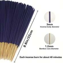 29/75/100/180/255 支薰衣草香薰棒 - 竹制香薰棒，非常适合芳香疗法、瑜伽、冥想、家居和办公室香氛 - 理想的节日礼品套装 - 薰衣草 - 查看 3