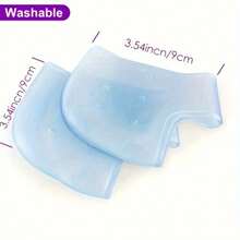 2/4/6pcs Heel Gel Protectors, Heel Cup Gel Protection Sleeves, Unisex Heel Pads, Softening Skin Silicone Heel Protectors, Gel Protection Pads, Protect Your Feet Outdoors - Quantity - View 7