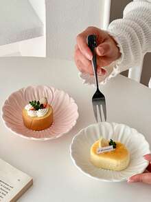 Bộ 4 bát sứ hình hoa dùng đựng nước chấm, nước tương, giấm, gia vị, trà, đồ ăn nhẹ và món tráng miệng. - Nhiều màu - Xem 1