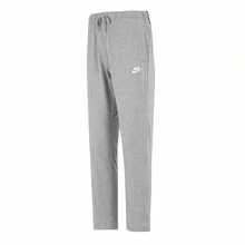 Nike Club Sportswear Club Fleece 长款针织运动裤，男款，浅灰色 - 黑色 - 查看 7
