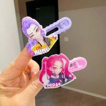 Hasbro 5个Kpop偶像亚克力发夹，动漫周边发饰，刘海及碎发夹，礼品 - 5PCS - 查看 2