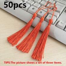 50 Piezas/Bolsa Flecos de borla de 13cm Adorno de flecos para coser accesorios de cortinas Decoración de boda DIY - 50 borlas - Ver 21