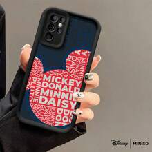 Ốp lưng điện thoại MINISO Disney Mickey và những người bạn bằng nhựa TPU, tương thích với Samsung S26 Ultra/S26 Edge/S26 Plus/S26/S25 Ultra/S25 Plus/S25/S25FE/S25Edge/S24Ultra/S24Plus/S24/S24FE/S23FE/S23Ultra/S23Plus/S23/S22Ultra/S22Plus/S22/S21Ultra/S21Plus/S21/A15/A16/A17/A23/A24/A25/A26/A33/A34/A35/A36/A52/A53/A54/A55/A56/A71/A72/A73, quà Giáng sinh cho bạn gái. - Hồng - Xem 2