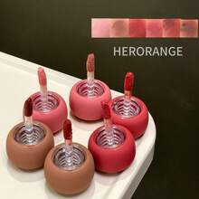 HERORANGE 丝滑雾润唇泥，丝绒哑光妆效，提亮色号，不粘腻杯状，日常唇妆 - 彩色 - 查看 6