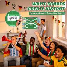 2026 WorldCup Schedule Poster, WorldCup 2026 Merchandise For Soccer Fans, Soccer Tournament Poster For Fans, Party Decorations Matches Wallchart, Can Record Scores 38.5"*27.5" - World Cup Poster - View 3