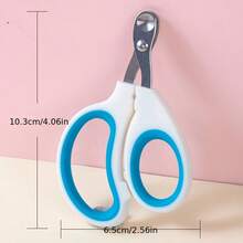 Professional Pet Nail Clippers For Cats Dogs, Sharp Stainless Steel Nail Scissors With Round Blade & Non-Slip Handle, Professional Grooming Tool For Easy Nail Trimming, Christmas Halloween Holiday Pet Gift - View 2