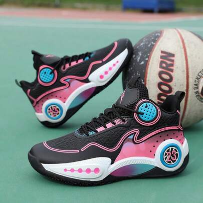 Giày bóng rổ nữ, giày thể thao thời trang, giày bóng rổ chống trơn trượt ngoài trời.