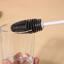 Long Handle Silicone Cup Brush, Cleaning Brush For Cups, Bottles, Glasses, No Dead Angle, Household - Silicone Cup Brush - View 4