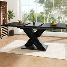 Dining Tables - Black + MDF - View 2