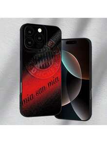 [Expediere în 24 de ore din DE-ES]Apple 17 21 22 23 24 25 26Husă de telefon Galaxy German Football - Stil gotic-întunecat + Design | Mată antiderapantă pentru iPhone 16/15/14/13/12/XS/XR/X/7/8/Plus/Pro/Max - Husă de protecție neagră din cauciuc moale, temă Halloween, stil de vară - aproape alb - Vizualizare 2